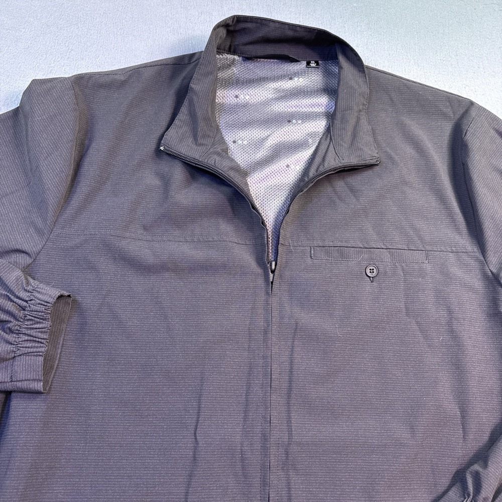Travis Mathew Windbreaker‎ JACKET MENS  XXL FULL ZIP  BLACK GOLF PERFORMANCE
